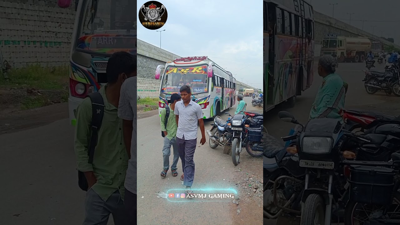 ARR Bus Service ATTUR...❤️ Kattukottai Bus Stop...❤️ @asvmjgaming