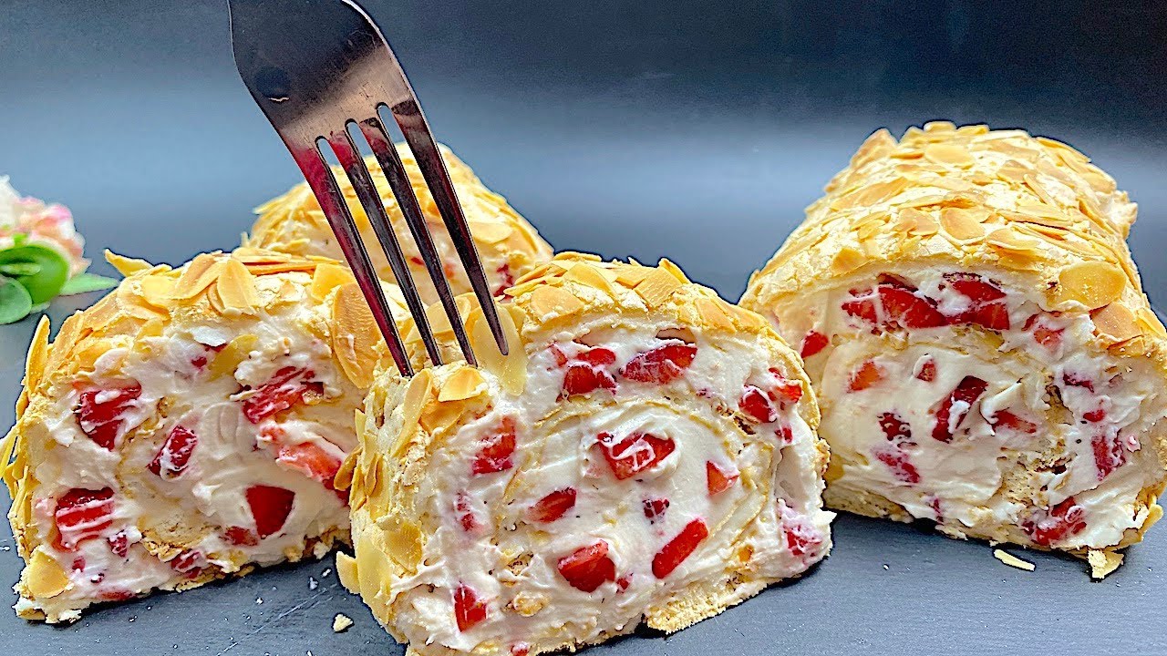 Свежий сливочный десерт за 5 минут! Без муки, без сгущенки готовлю каждый день!