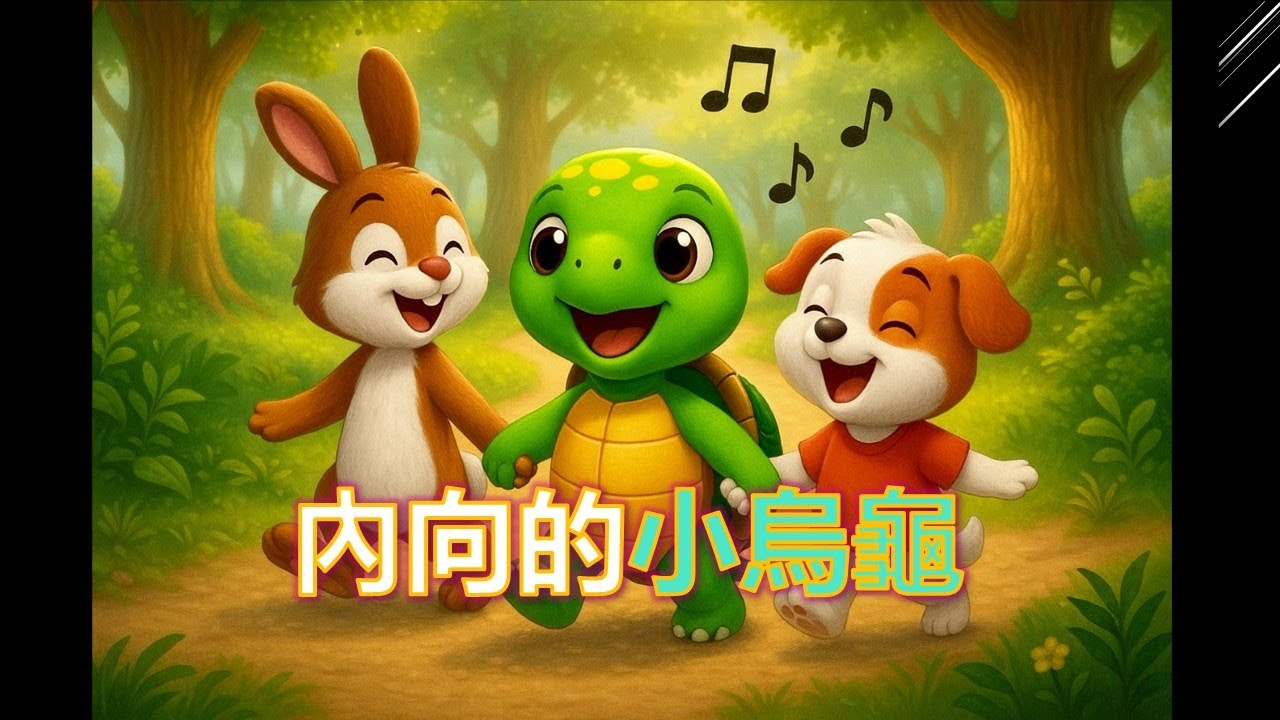 🐢 《內向的小烏龜》：太在意別人怎麼看？做自己，才會快樂交朋友！ ｜兒童睡前故事｜親子共讀🐢