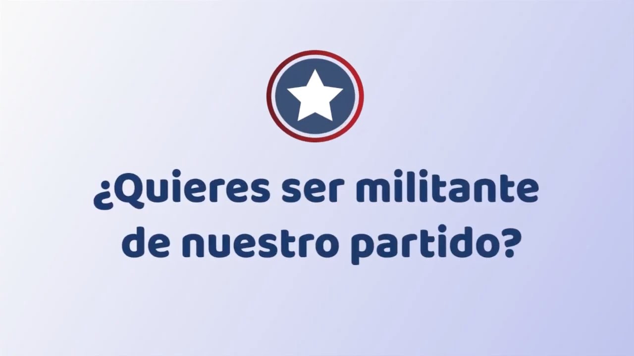 C&oacute;mo ser militante del Partido Republicano #PartidoRepublicano