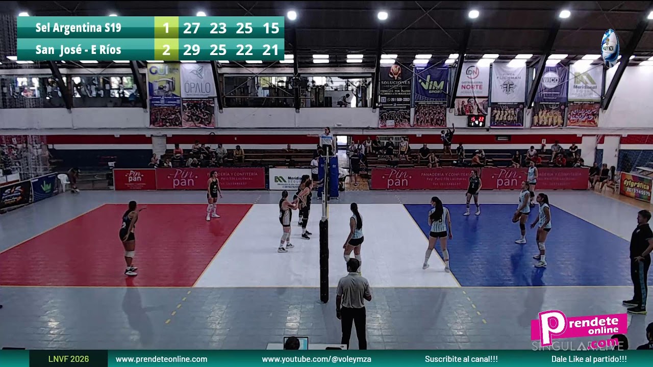 Selección Argentina U19 vs. San José de Entre Ríos cancha 1 LNVF 2026