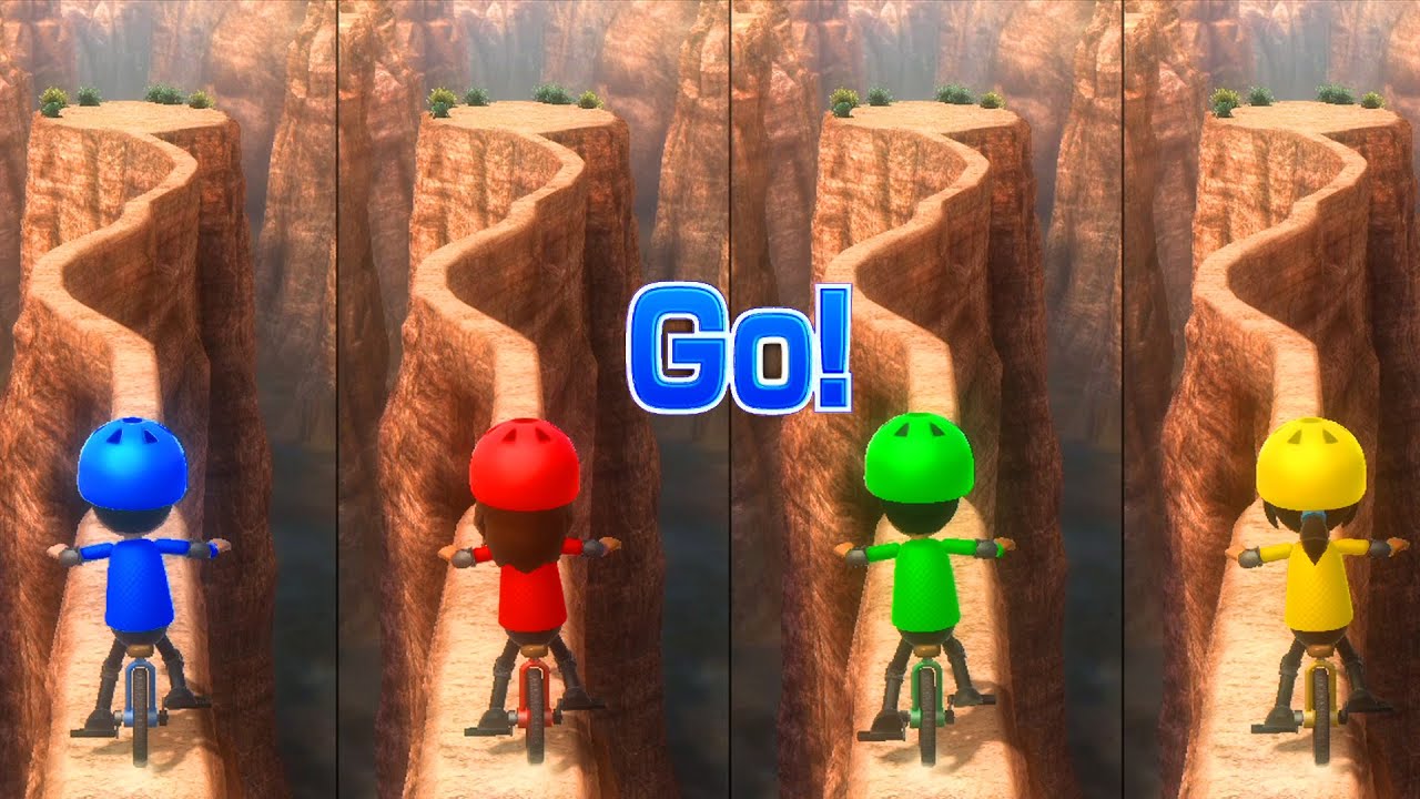 Wii Party U Minigames - Mario Vs Na-rae Vs Daisuke Vs Yuehua (Master Difficulty)