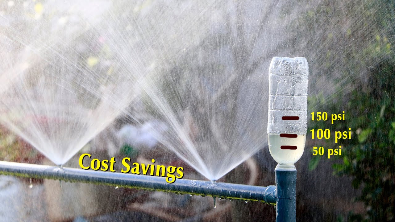 So surprised when Adding 2 plastic bottles to the DIY Sprinkler system