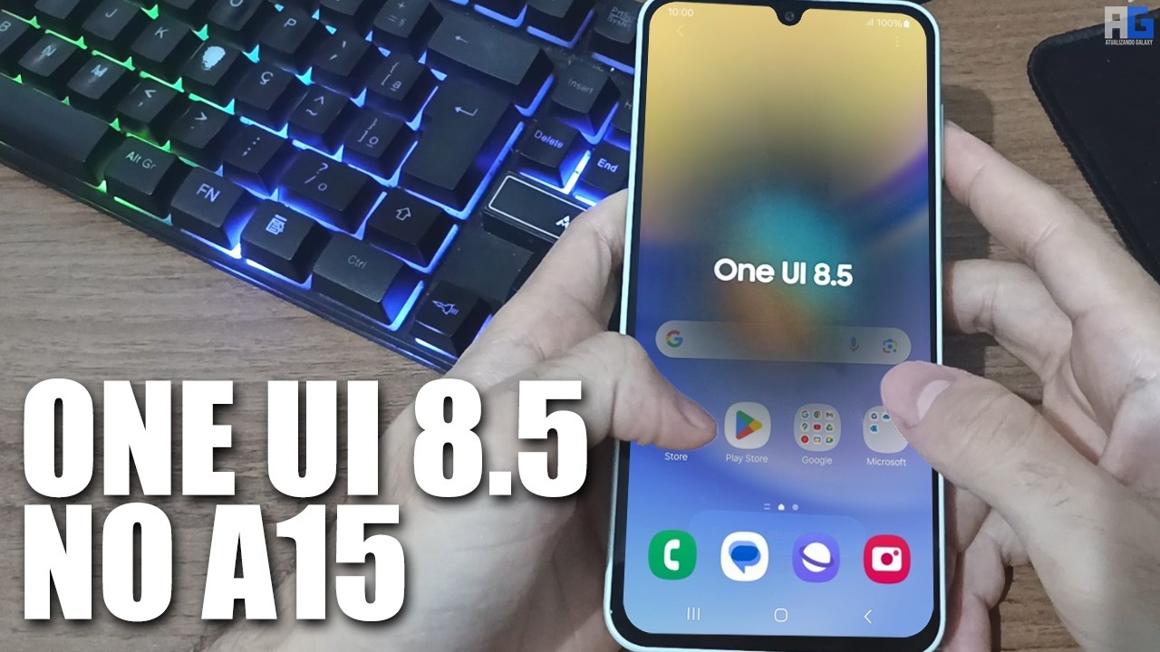 ONE UI 8.5 no GALAXY A15 IMAGENS!! Algumas MUDANÇAS