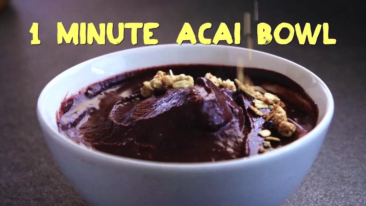 1 MINUTE Acai Bowl Rezept - Einfach selber machen
