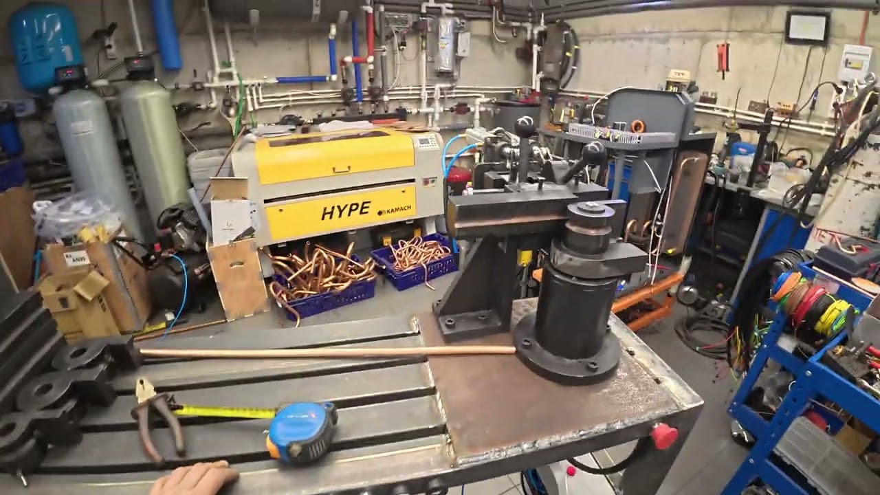 DIY pipe bending machine
