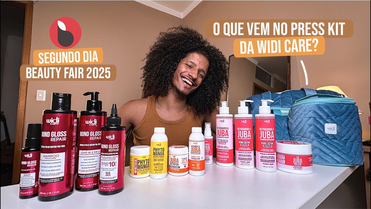 BEAUTY FAIR 2025: O famoso press kit da Widi Care + Sala Blog + Entrevista exclusiva