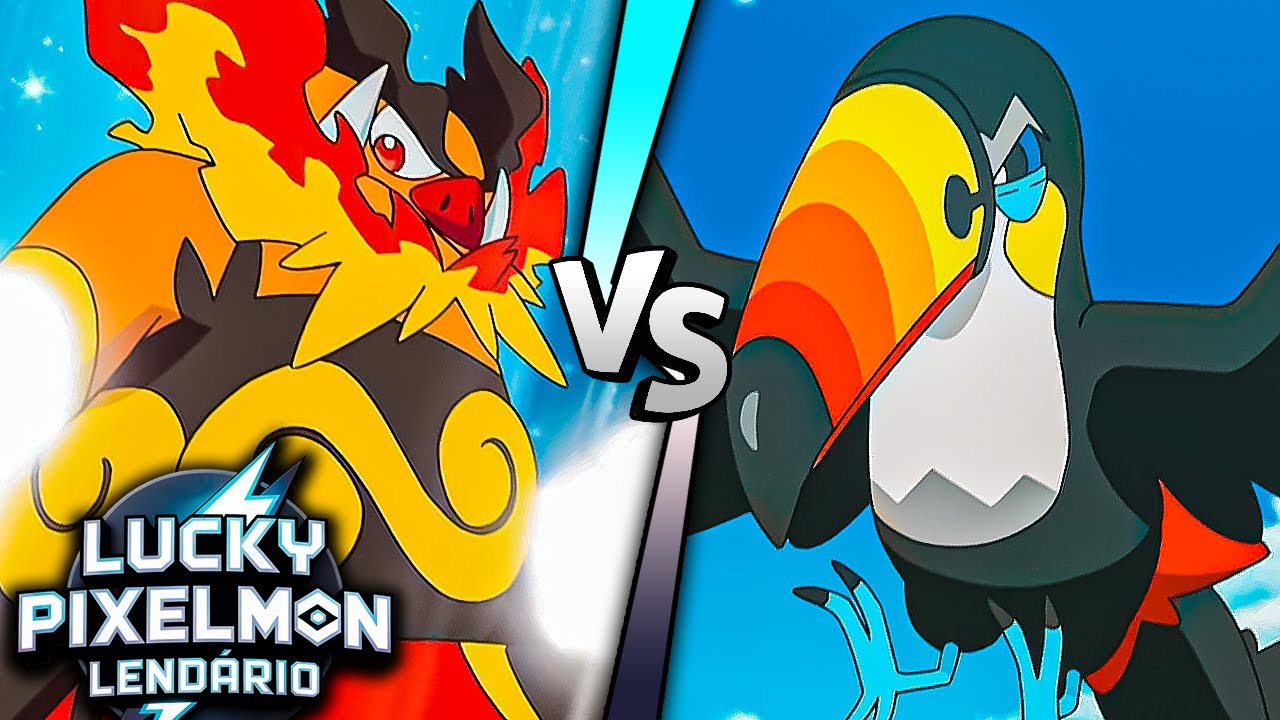 Minecraft LUCKY PIXELMON LENDÁRIO - EMBOAR vs TOUCANNON ! A MALDIÇÃO DE ARMALDO VOLTOU