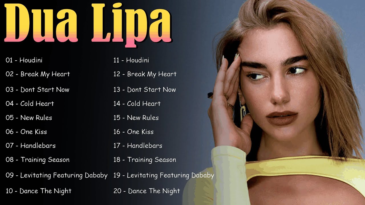 DUA LIPA Ultimate Hits 2026 | Spotify’s Most Played Songs In One Playlist
