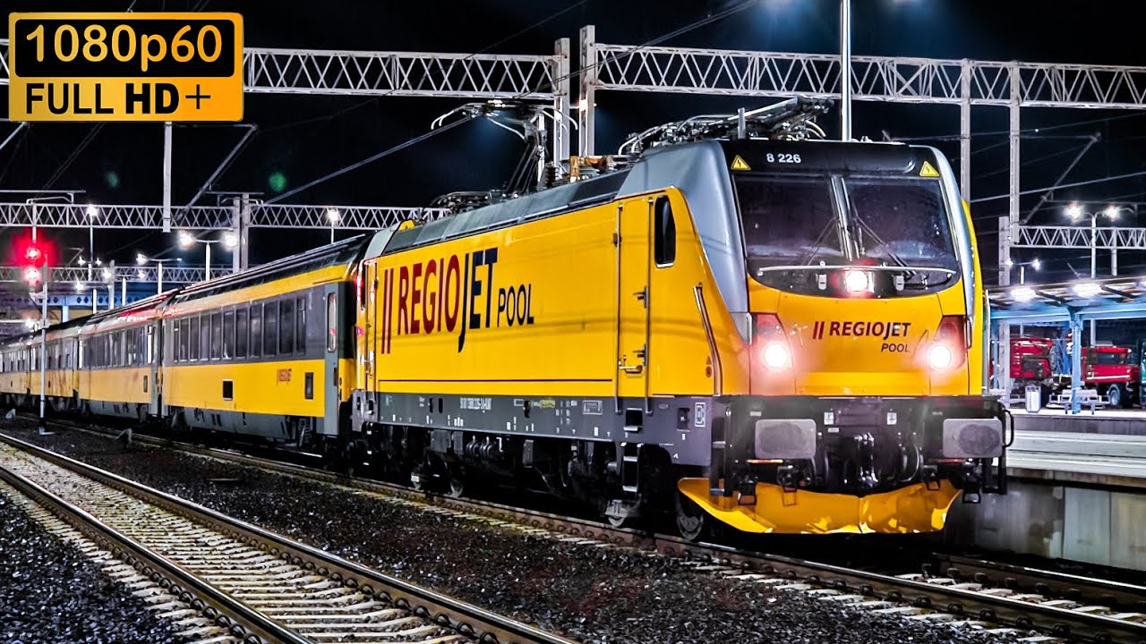 Leo Express 130km/h, RegioJet, EN CHOPIN - Nocne Akcje w Czechowicach
