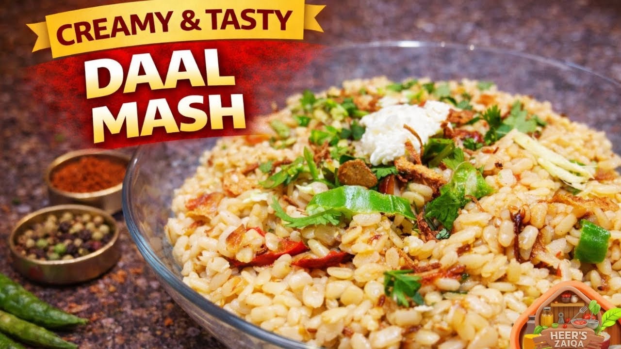 How to Make Daal Mash Recipe | Easy, Quick & Step-by-Step Recipe | Heer's Zaiqa