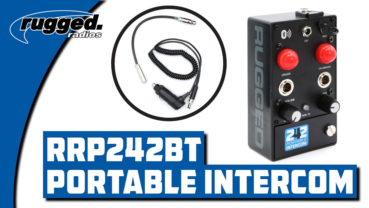 Portable Radio Intercom?! WHAT? It Does Exist! Meet The Rugged Radios RRP242 Intercom