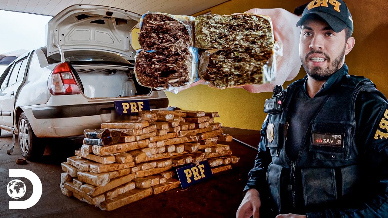 Apreens&atilde;o de 100 kg de drogas em carro | Opera&ccedil;&atilde;o Fronteira: Am&eacute;rica do Sul | Discovery Brasil