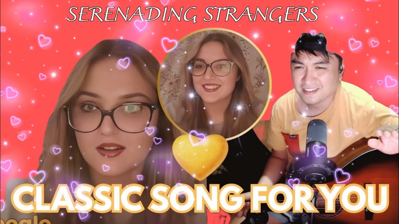 SERENADING STRANGERS SINGING CLASSIC LOVE SONG BEST REACTION 😍🥰 #foryou #trending 