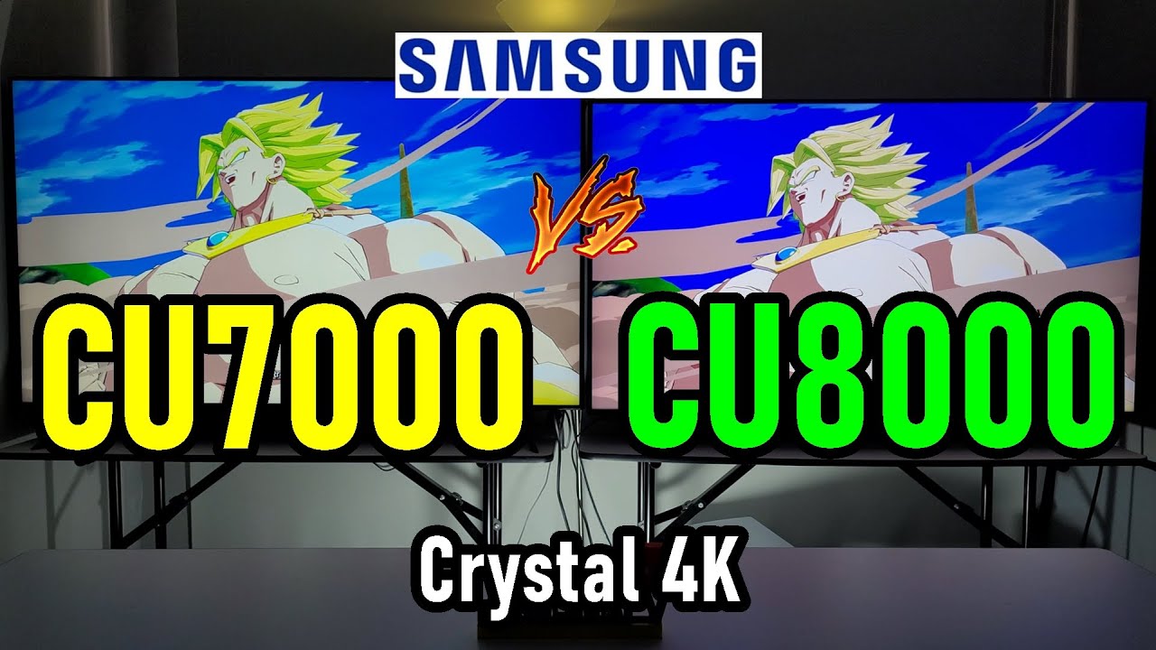 SAMSUNG CU7000 vs CU8000: Smart TVs 4K Crystal Color