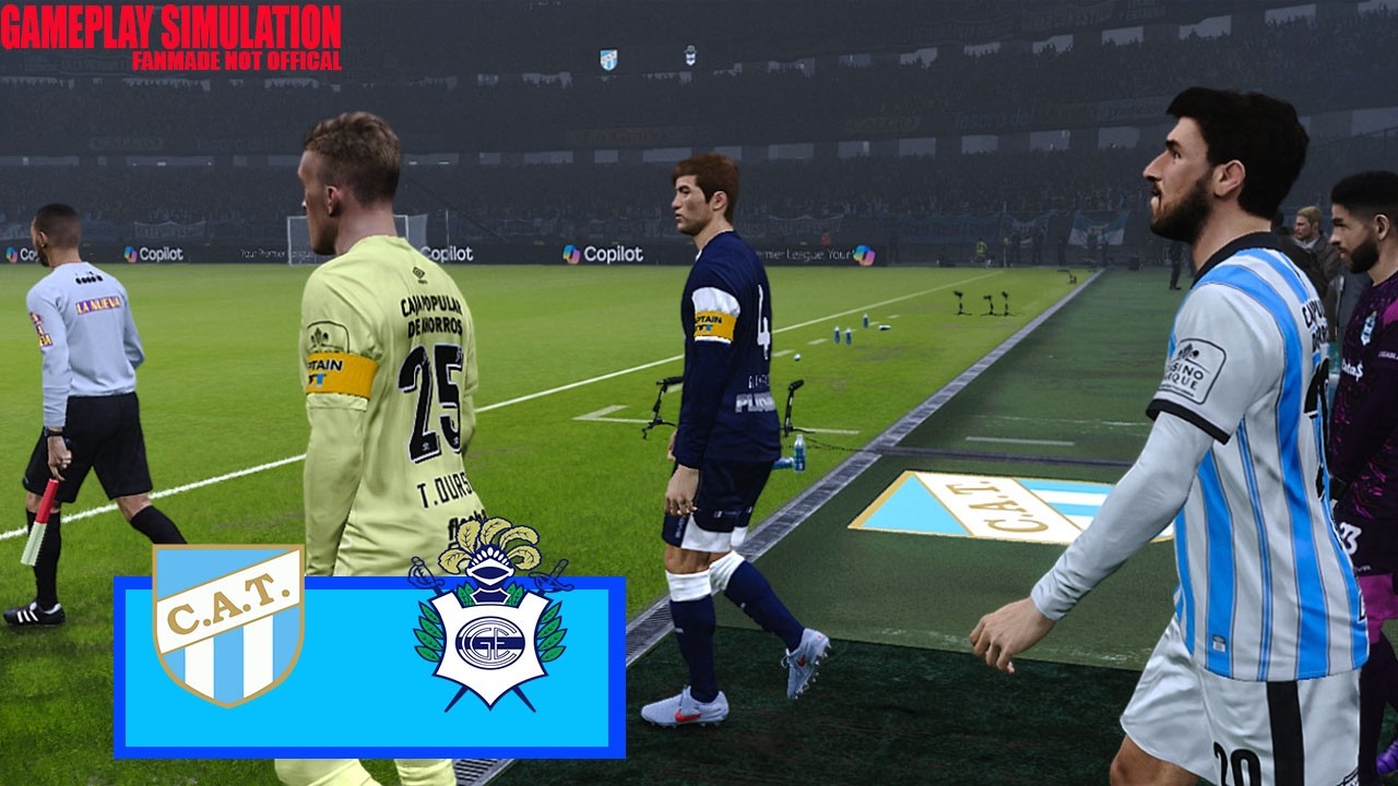 👉 Atlético Tucumán vs Gimnasia 🔥 Gameplay Simulation 🎮 | Argentine League Clash