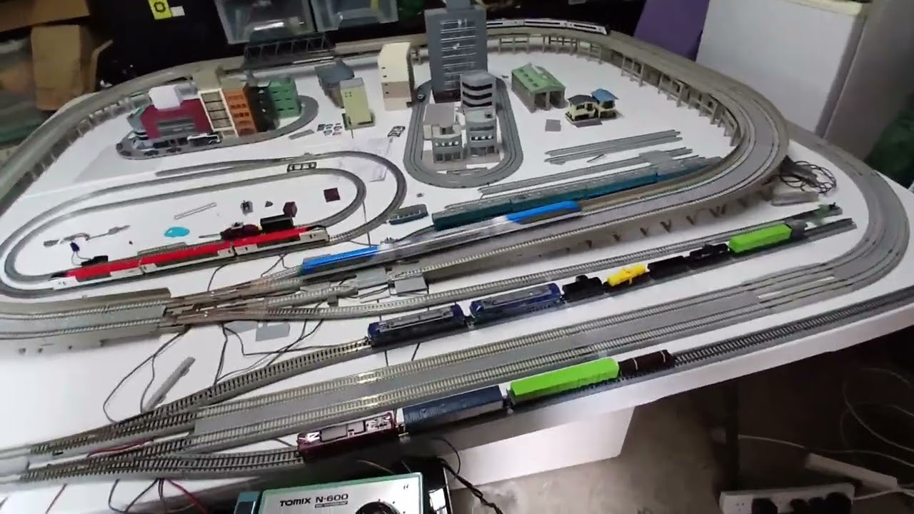 My current Japanese N Scale Train Layout overview 