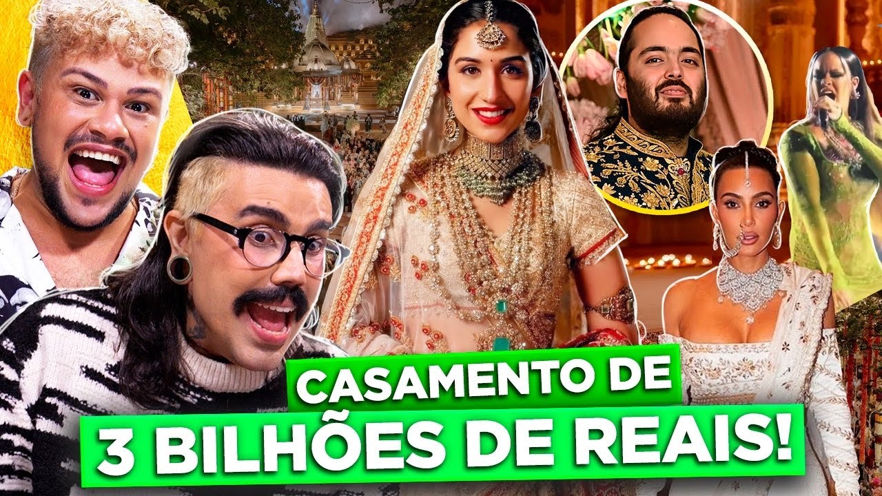 O CASAMENTO (QUE DUROU 5 MESES) DOS HERDEIROS INDIANOS ANANT E RHADIKA | Diva Depressão
