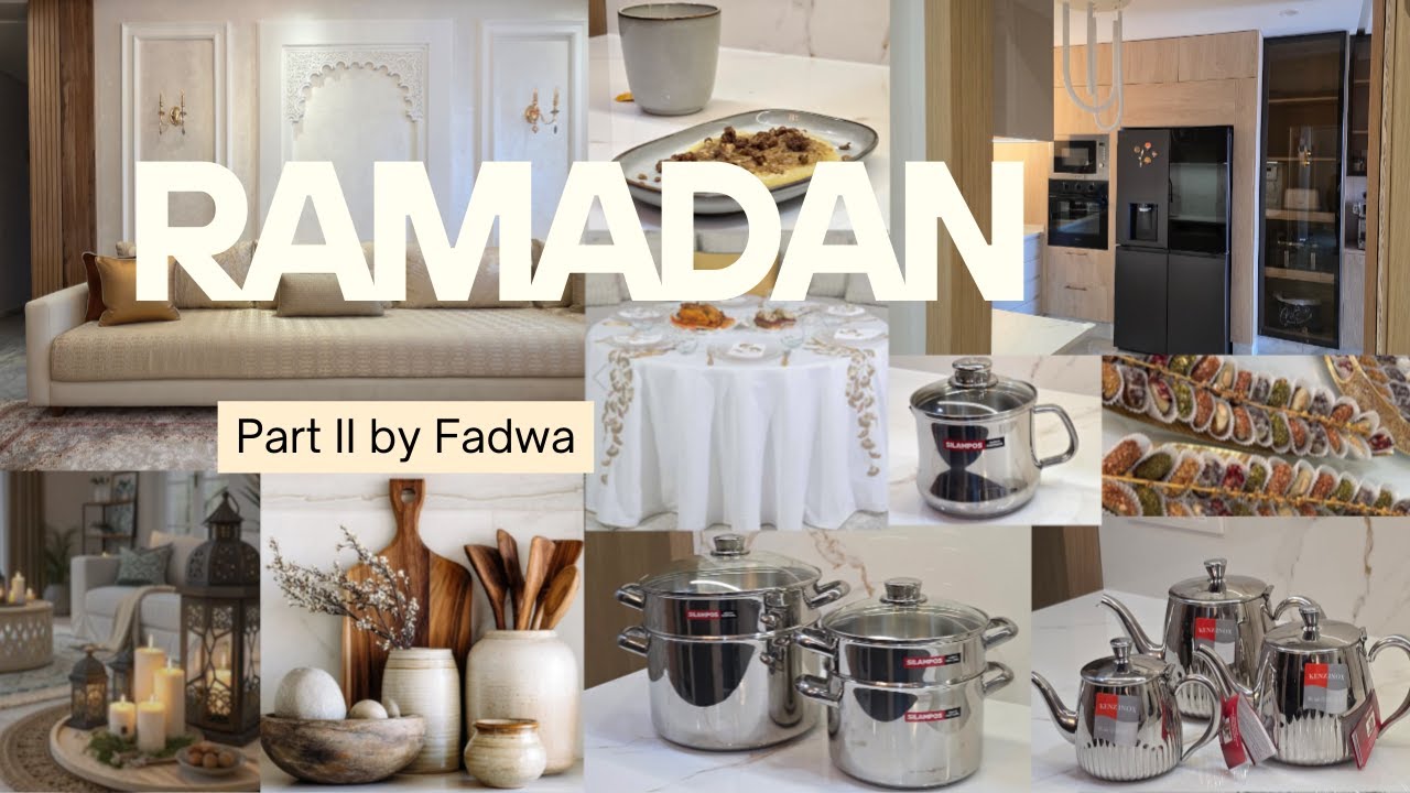 حضّرت داري لرمضان من A à Z 🛍️ فراش جديد وأواني فخمة | Ramadan Haul