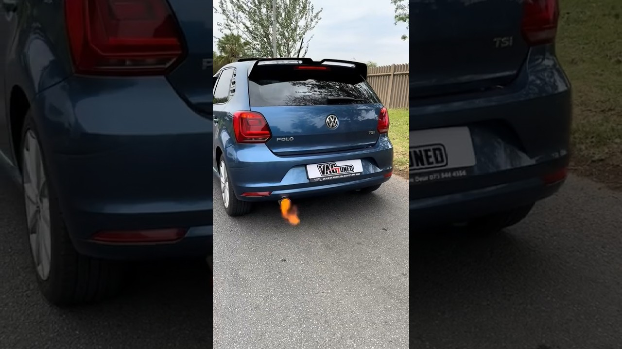 This VW POLO 1.2TSi DSG spits flames 🔥 POPS AND BANGS