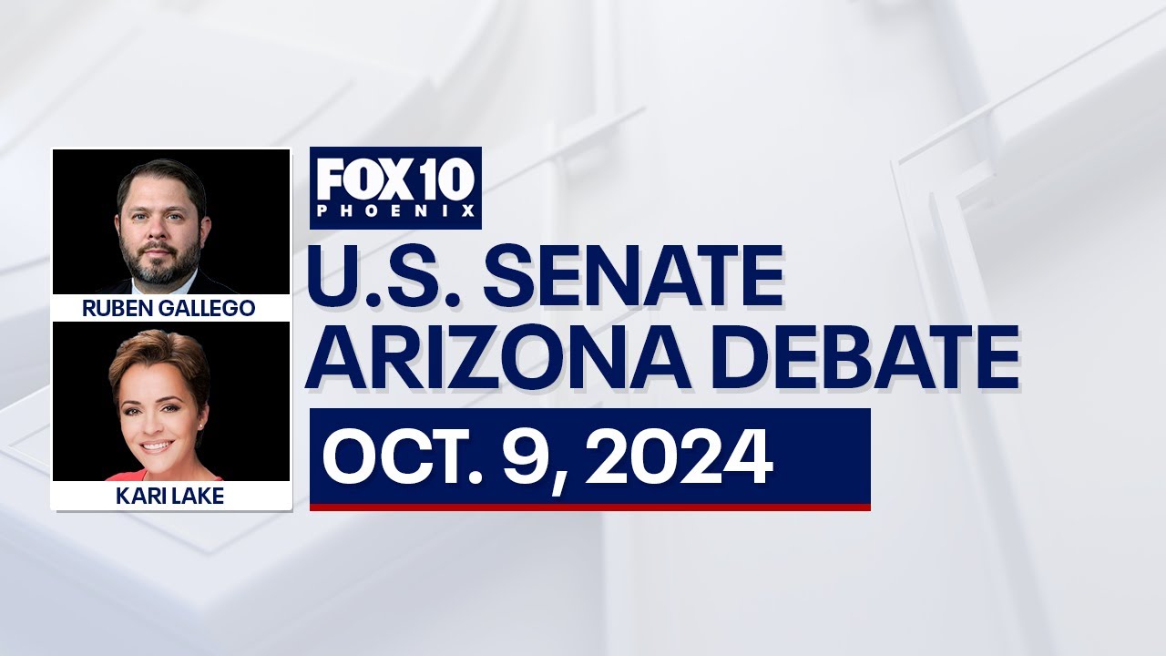 Arizona's US Senate seat debate: Ruben Gallego & Kari Lake