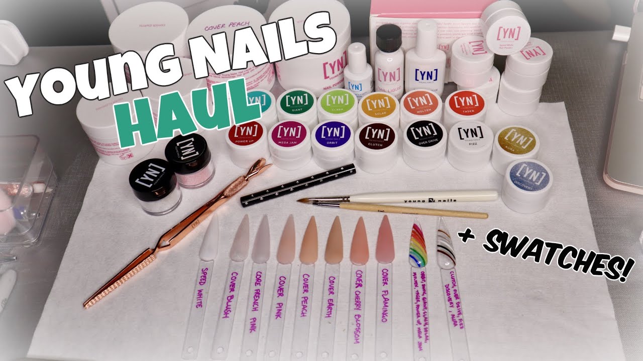 Young Nails Haul - Acrylics, Mission Control Gel and more! + Swatches | 6issel