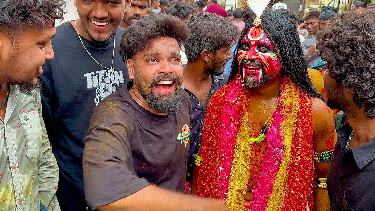 Rohit Bangaru Potharaju New Steps Tennmaar dance At Falaknuma Temple Bonalu Jathara 2024 #bonalu2024