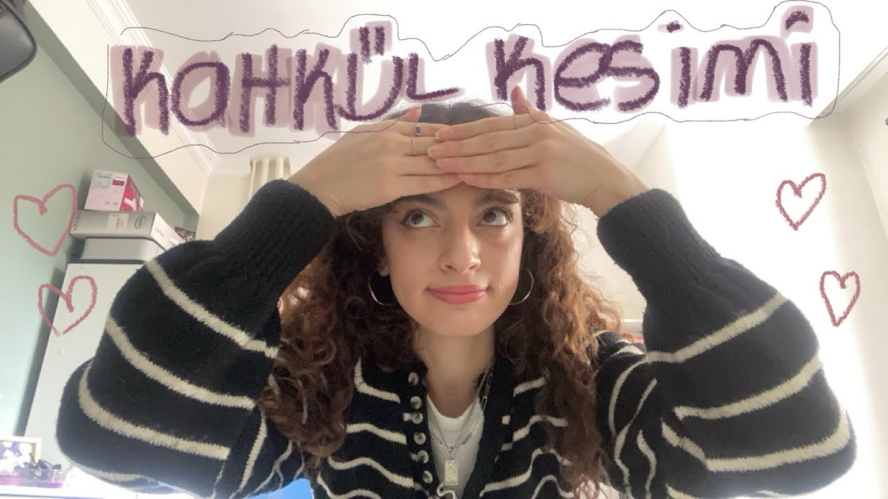 kahkül kesiyorummm | kıvırcık saç kahkül kesimi