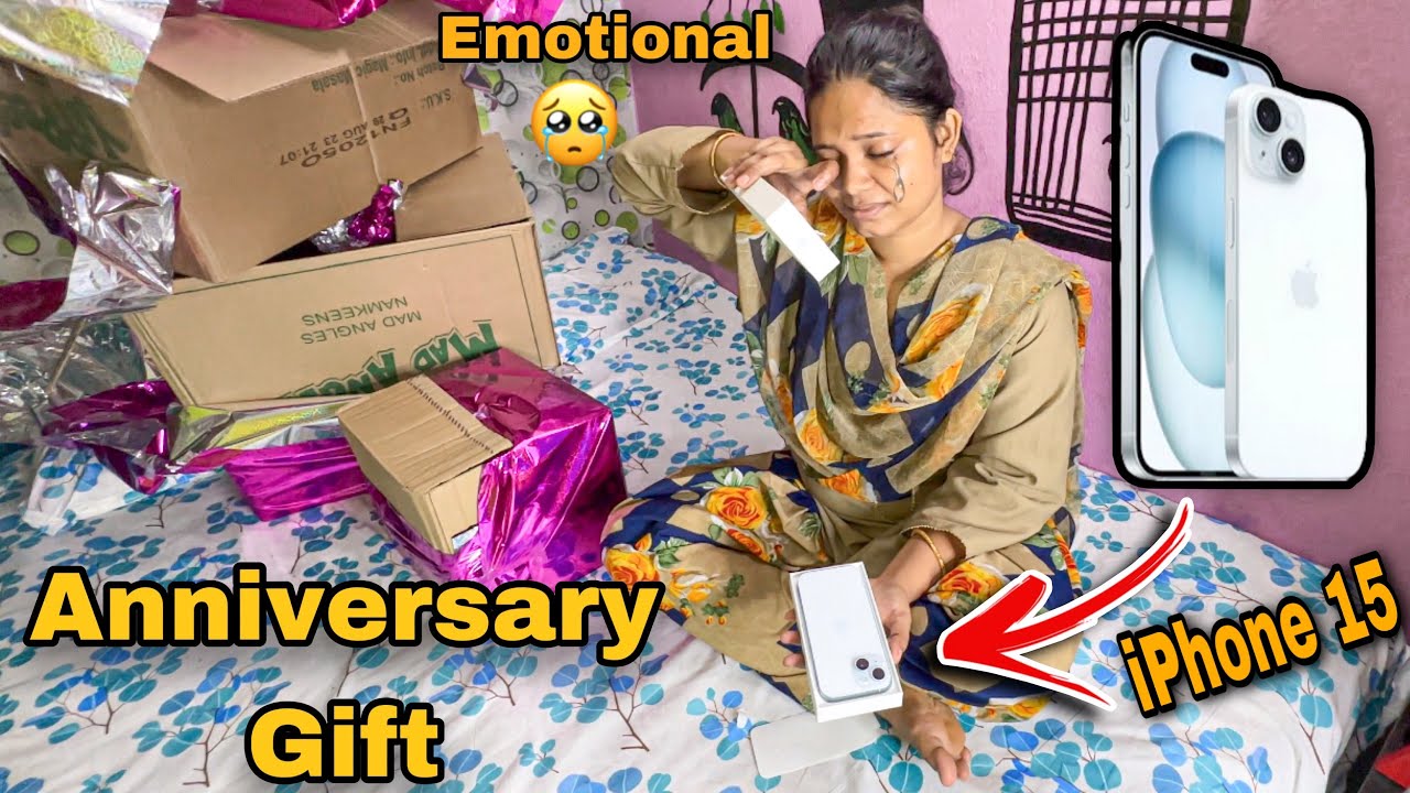 Anniversary তে iPhone 15 পেয়ে Emotional হয়ে গলো🥹