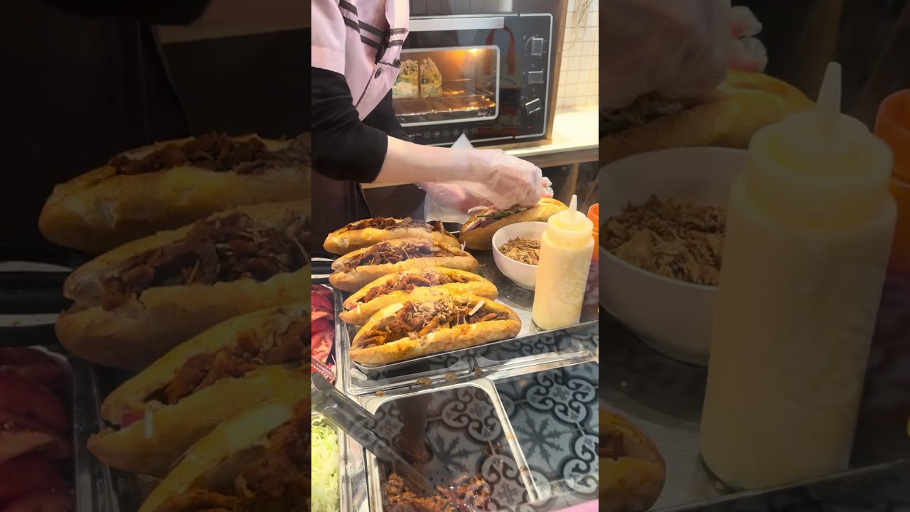 Vietnamese Banh Mi at Da Nang Street 