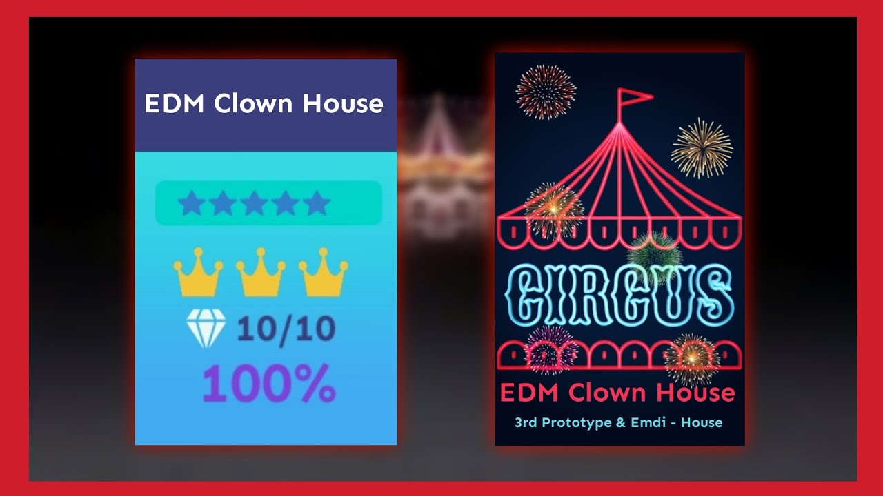 Rolling Sky Edit - EDM Clown House ★★★★★ | Level 4 | Derrdog