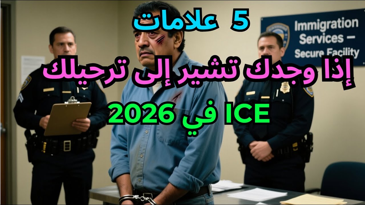 5 Signs That You'll be Deported if ICE Finds YOU in 2026  5 علامات خطيرة تُهددك بالترحيل من أمريكا