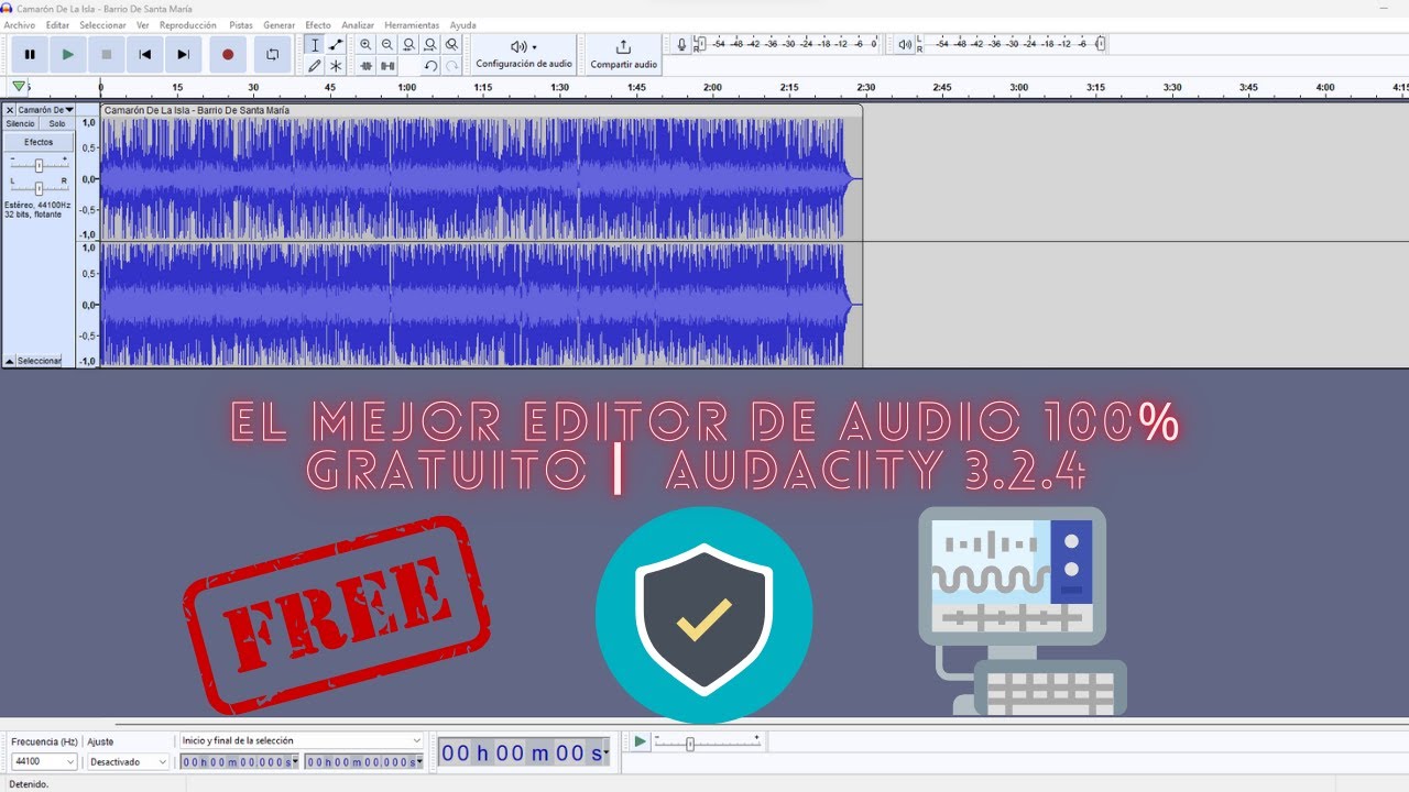 El Mejor EDITOR DE AUDIO 100% GRATUITO┃Audacity 3.2.4