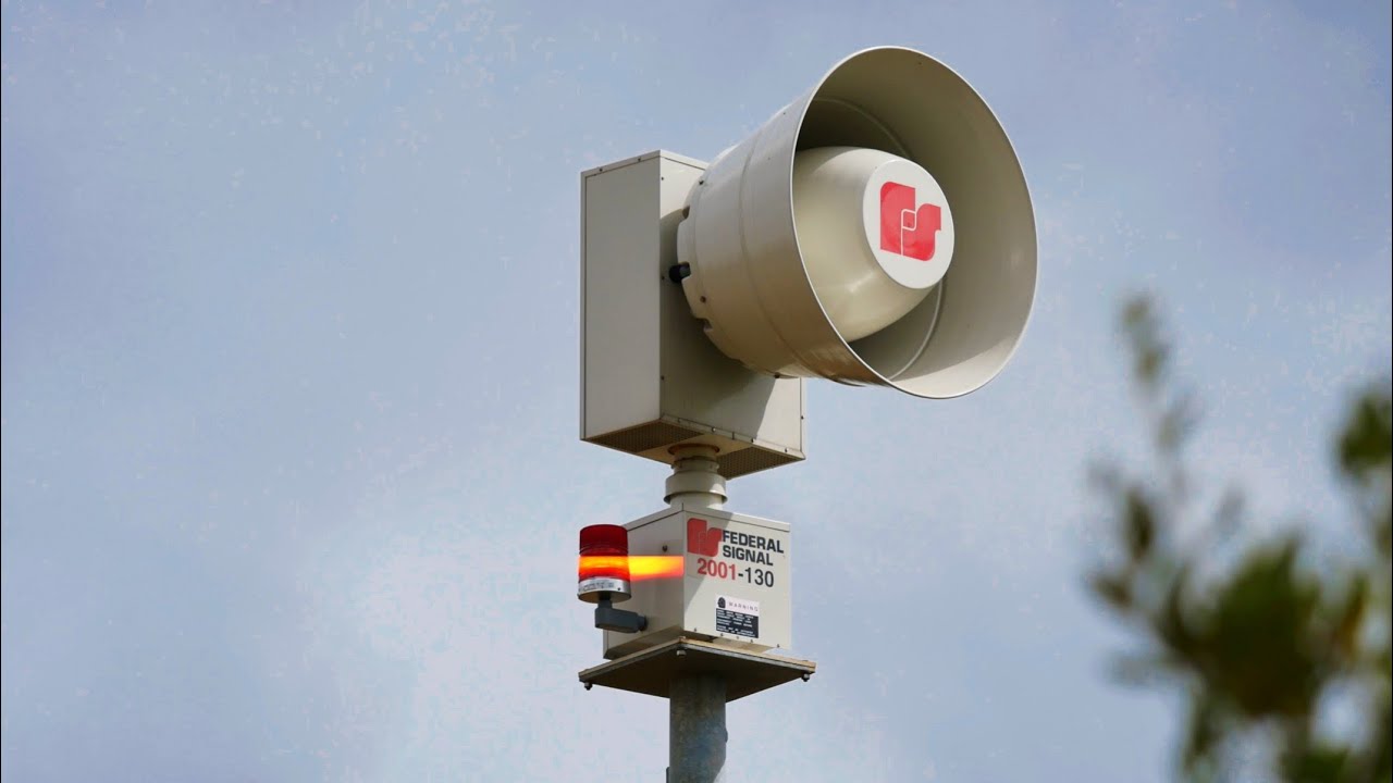 Federal Signal 2001-130 Siren Test (Alert), Deer Park, TX