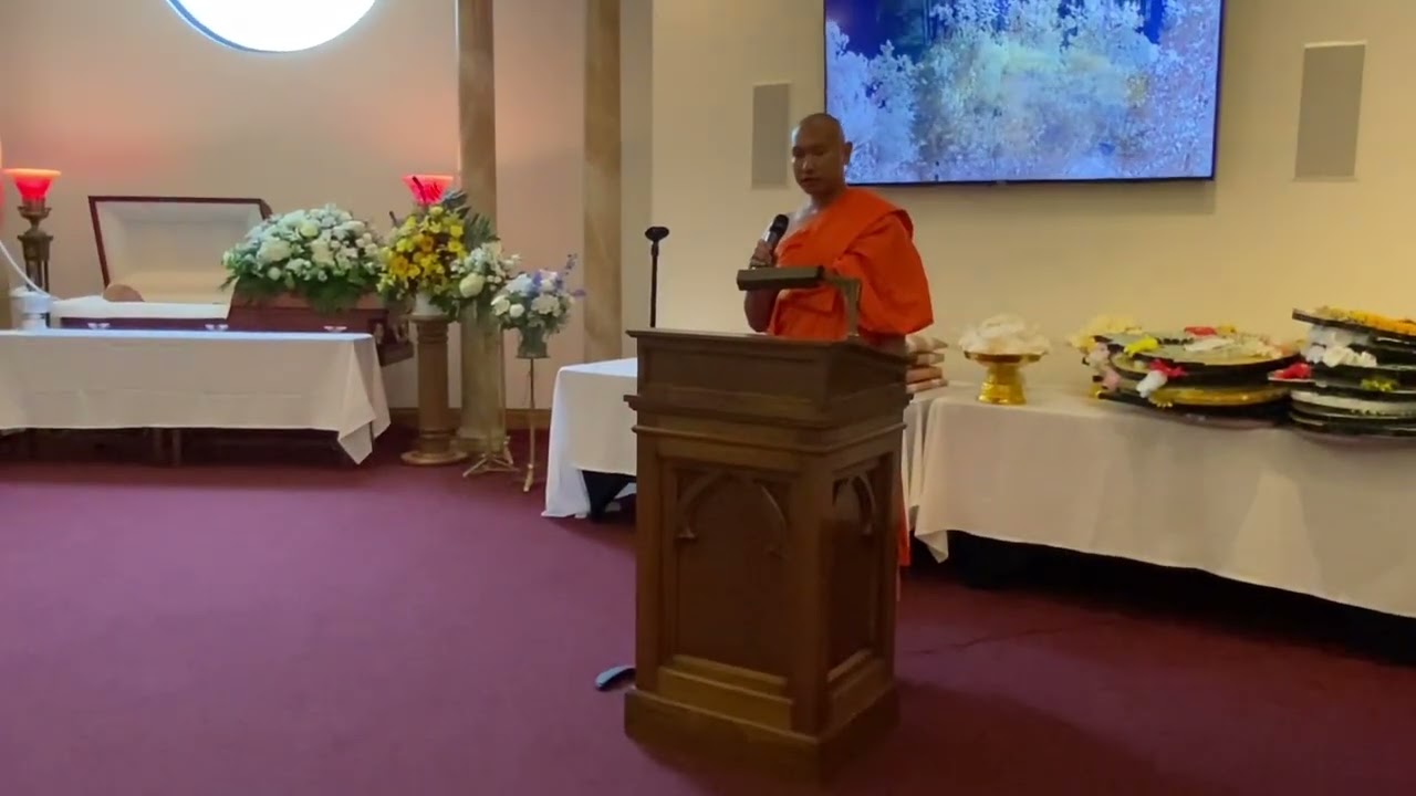 Memory of Monk Houmpheng Oudomsouk  Buddha funeral service Ceremony 9/3/22