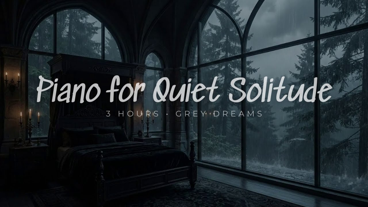 Gothic Cathedral Rain 🌧️ Piano for Quiet Solitude