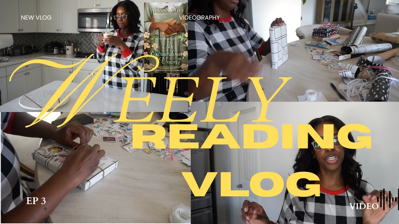 SPEND THE DAY WITH ME | WRAPPING BLIND DATES WITH A BOOK | WEEKLY VLOG 3