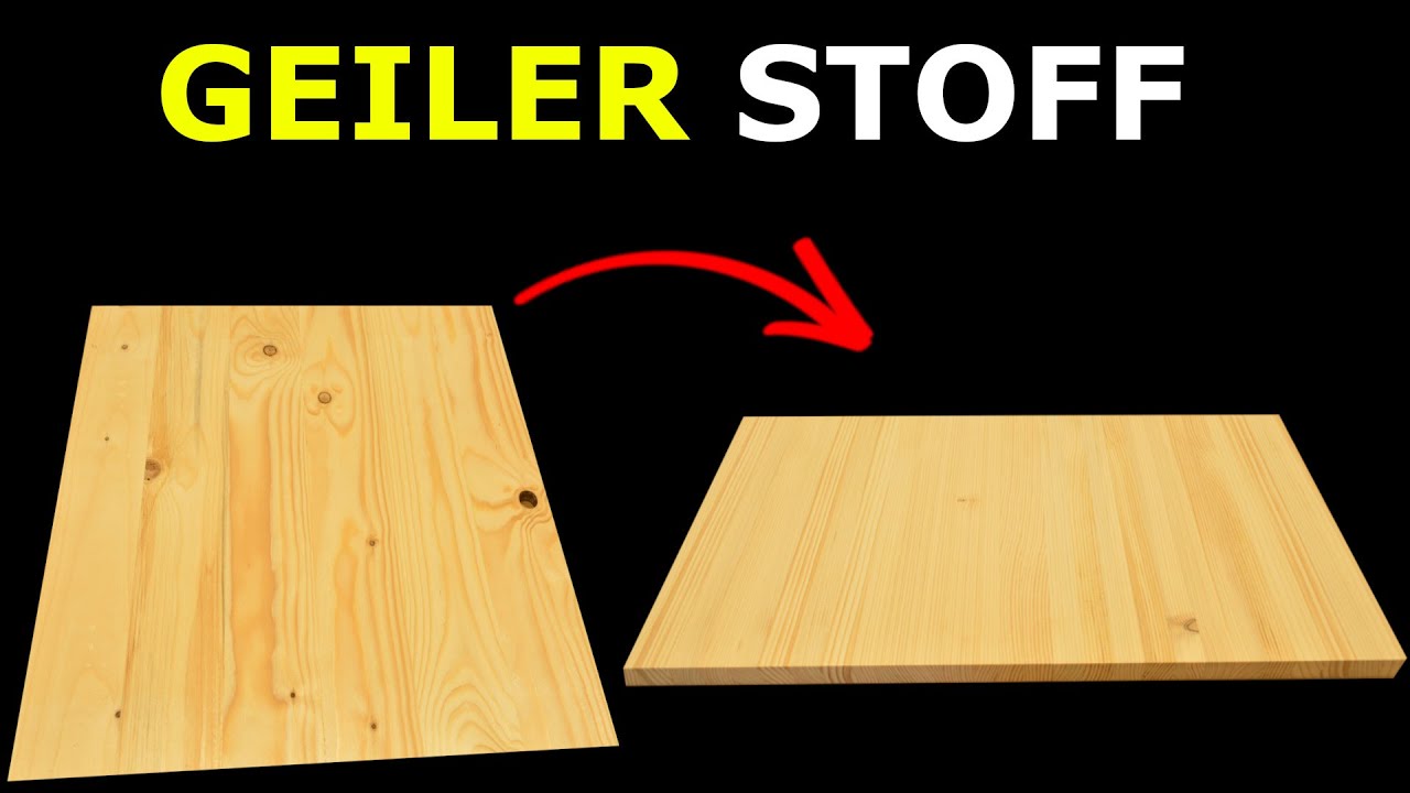 Spar dein Geld PREMIUM Leimholz einfach selber machen!
