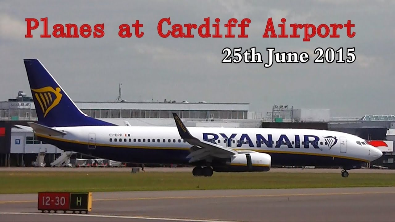 Planes at Cardiff Airport - 25th June 2015. A very busy Thursday including BA 747 & much more!