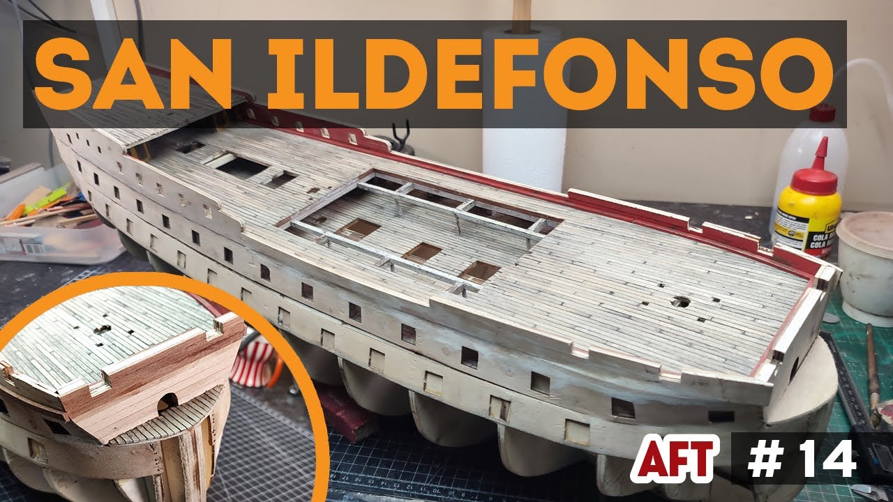 Building the model ship San Ildefonso from Occre 13