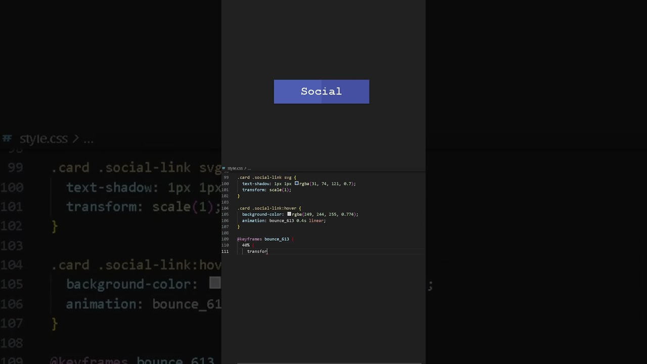 Social button in CSS😍