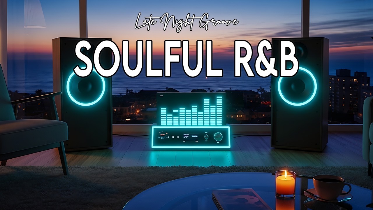 Vibrant Night Vibes 🌃 Smooth Jazz & R&B Beats with Neon Speakers for Relaxed Evenings