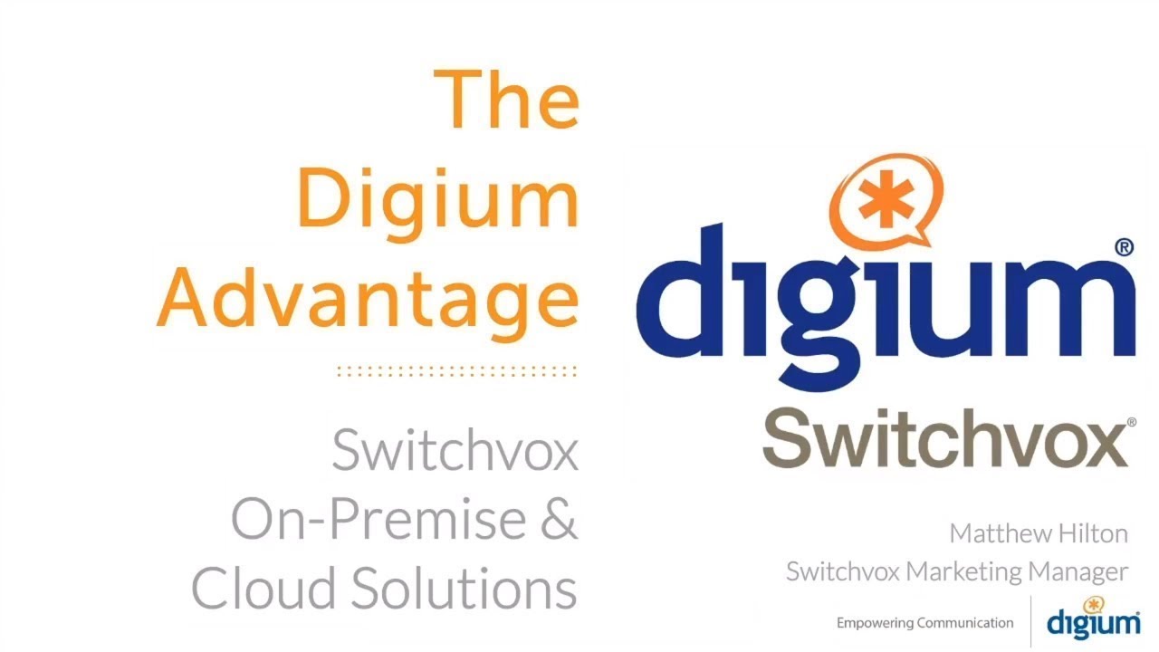 Digium Switchvox Webinar | ScanSource