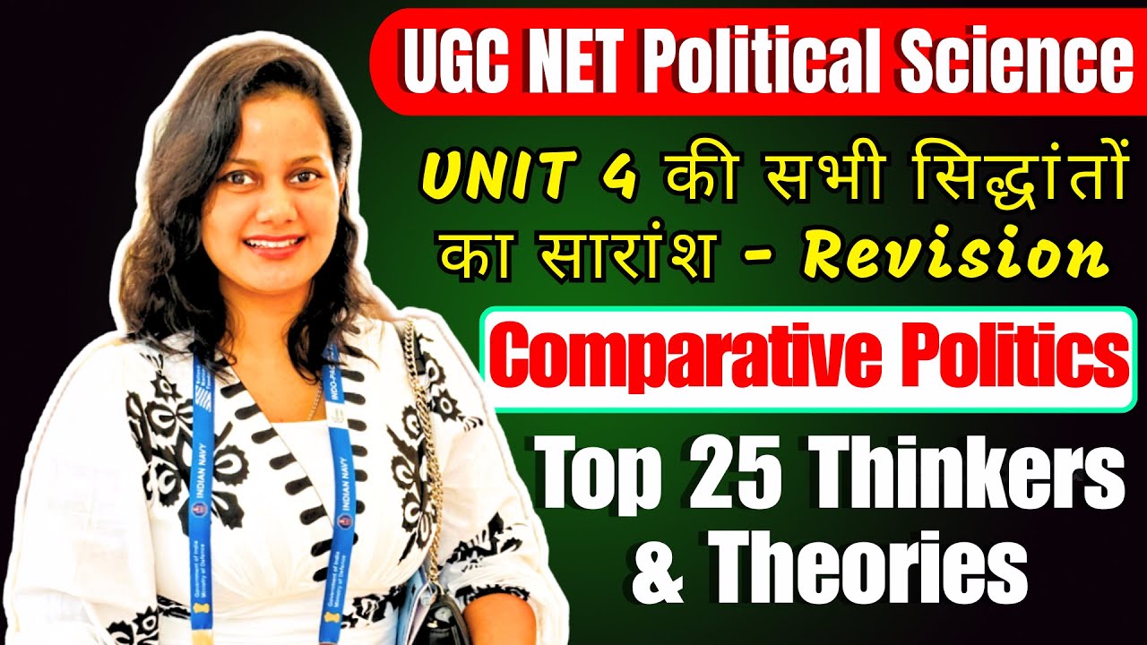 Top 25 Thinkers & Theories | UGC NET Political Science One Liner | UGC NET Political Science Unit 4