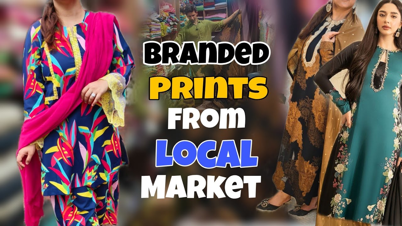 Discover Branded Prints in Local Market || Only 400 Rs|| Designing from Local market ||  Fir Design
