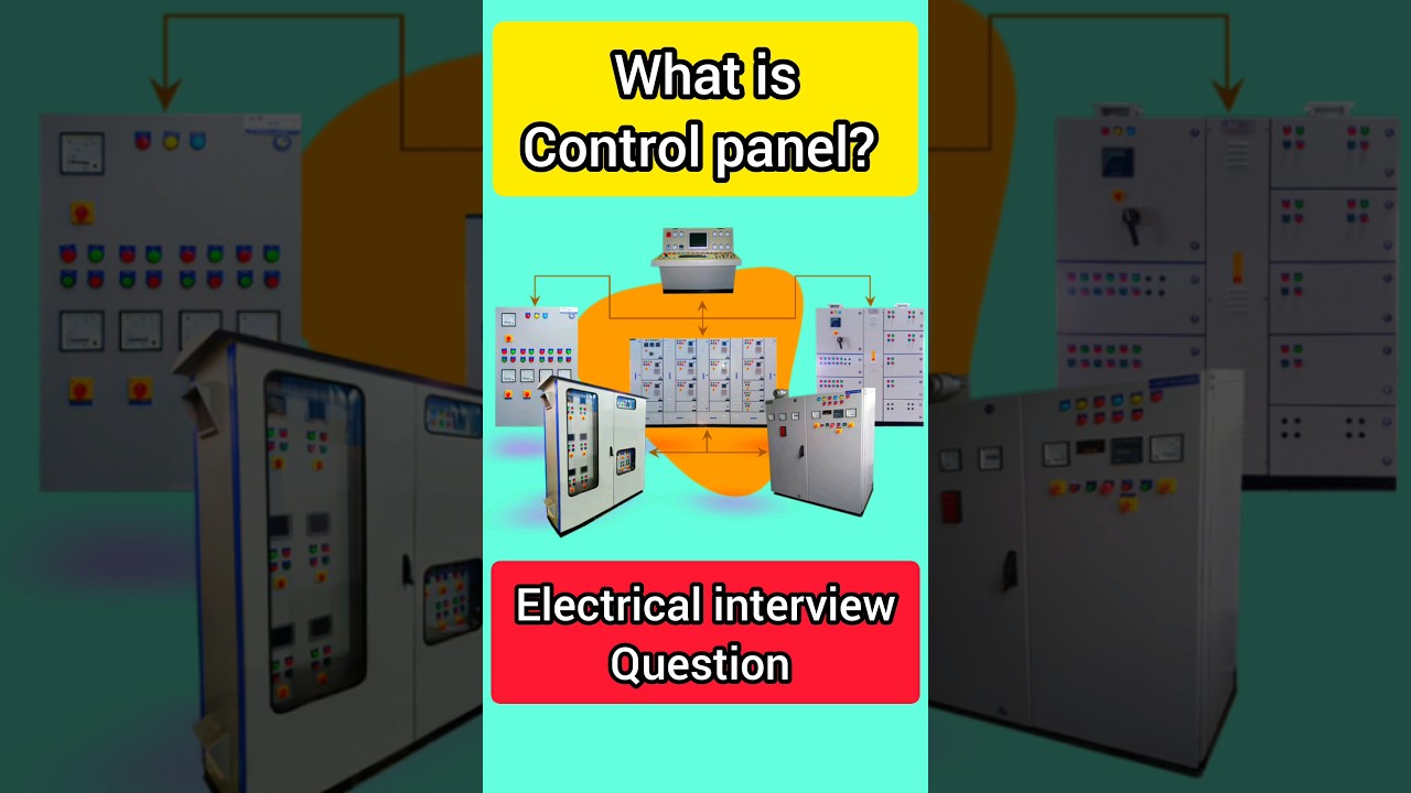 What is Control panel in Hindi electrical interview question #shorts #youtubeshorts #panel