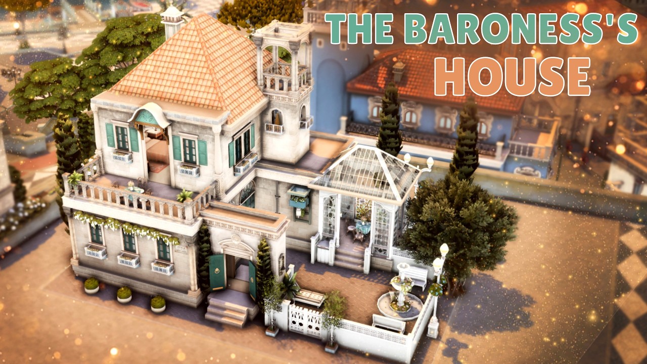 Дом Баронессы Симс 4 | Строительство | The Baroness's House Sims 4 | NO CC