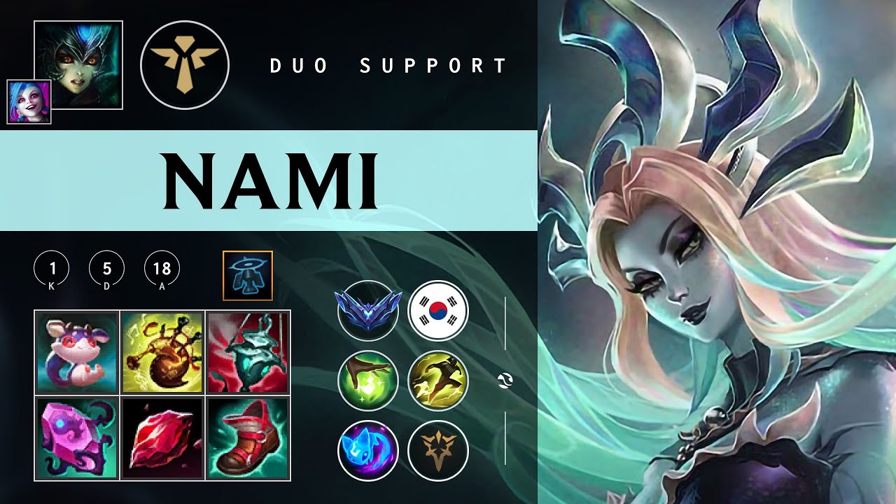 Nami Support vs Leona - KR Diamond Patch 26.01