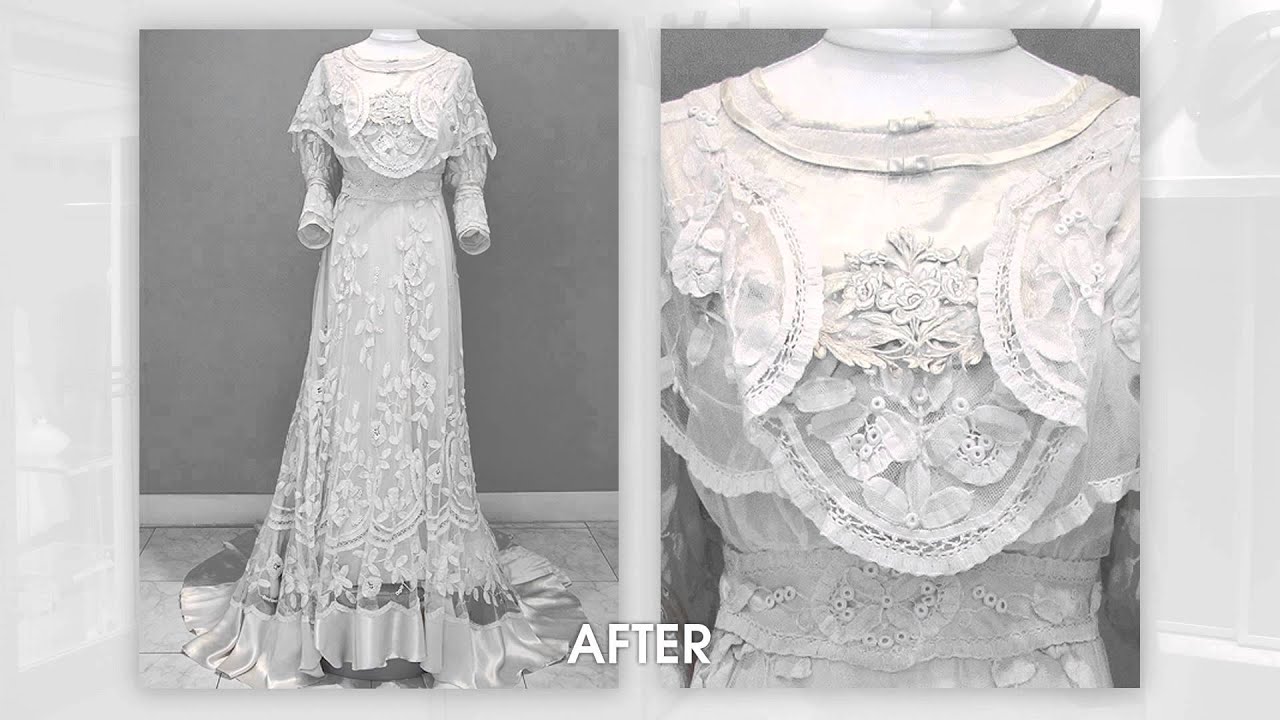 A Precious Vintage Dress Indeed! - A 110 Year Old Wedding Dress Restoration and Preservation