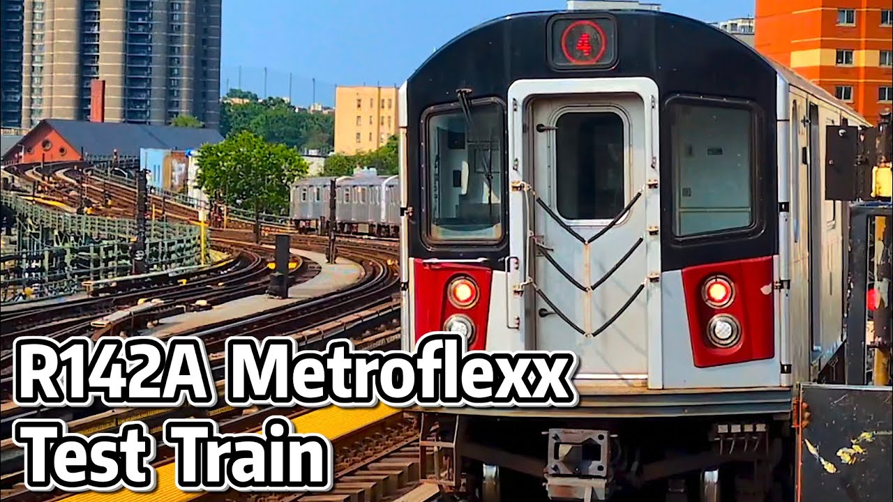 ⁴ᴷ⁶⁰ R142A Metroflexx Test Train in Service on the 4 Line